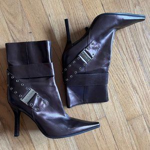 BCBGirls Heeled Boots Metalic Bronze